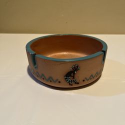 Ceramic Ashtray Native American Kokopelli The Osborne Collection
