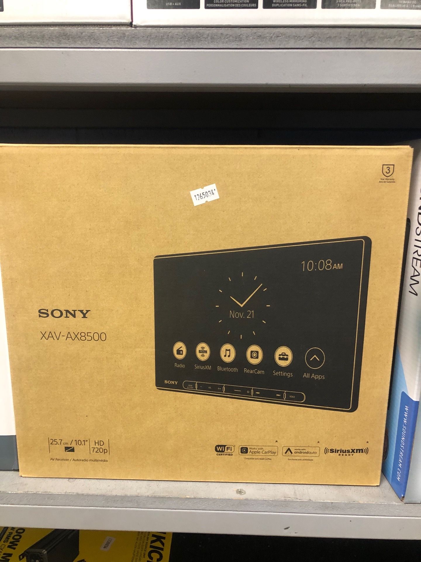 Sony XAV-AX8500 10”