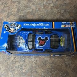 Daytona 500 Mickey Mouse Car Blue New In Box