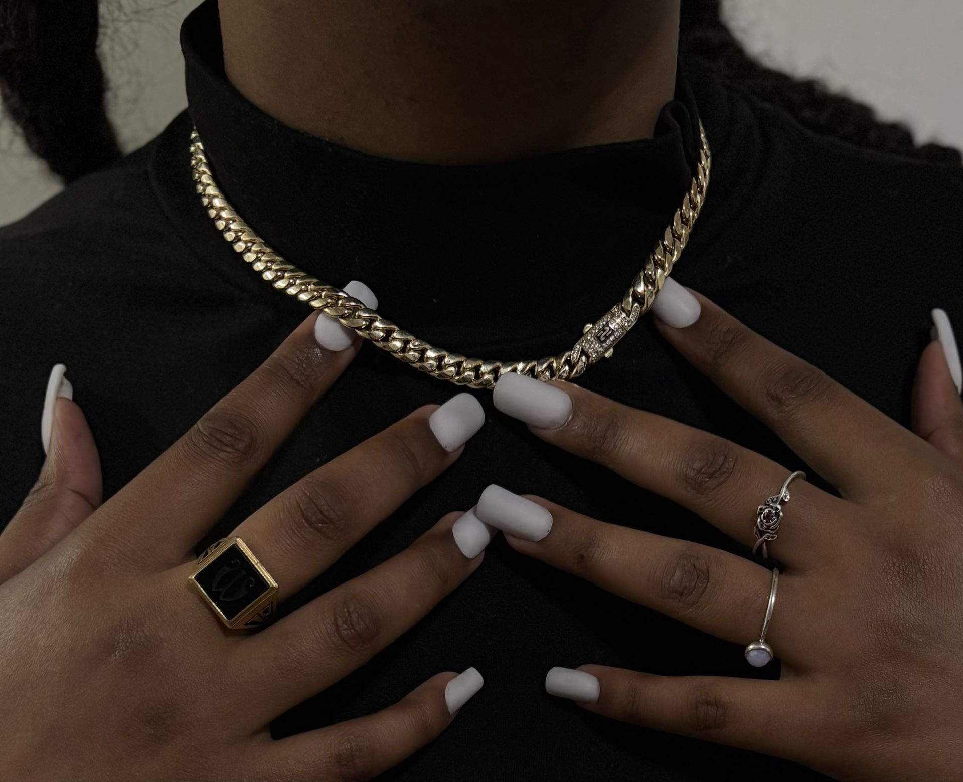 14k Gold Necklace Chocker