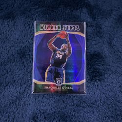 Shaquille O’neal Winner Stays Holo Purple Card