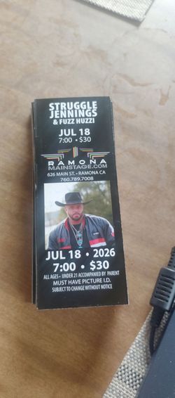 Struggle Jennings/Fuzz Huzzi Tickets
