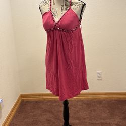 Pink Halter Dress Size Small 