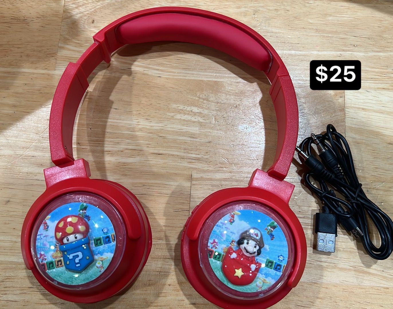 Mario light Up Headphones 