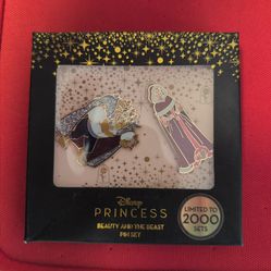 Beauty and the beast pin set