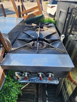Jade two burner gas stock pot range