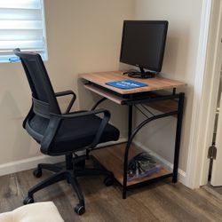 Desktop Desk And Chair
