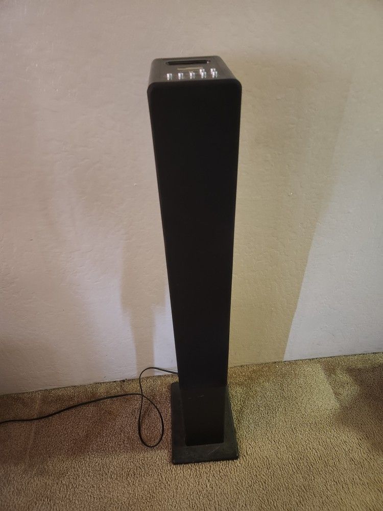 iCraig Tower Speaker With Built in Sub And 30 Pin Ipod Dock