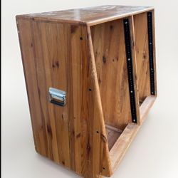 Slanted Studio Rack with Solid Wood