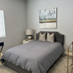 Full Mattress And Bed frame With Storage Drawers  