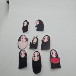 Studio Ghibli Spirited Away No Face Pins