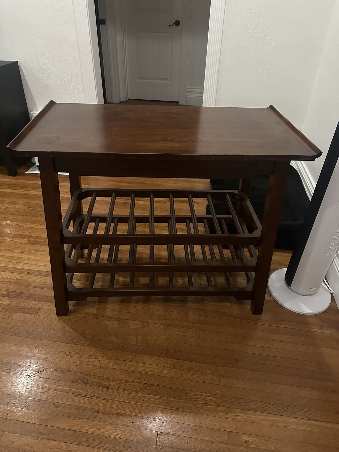 Wine Storage Cabinet Table