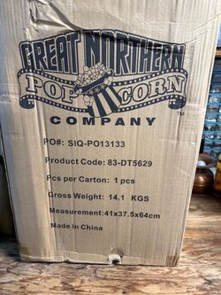 GREAT NORTHERN POPCORN MACHINE (Brand New)