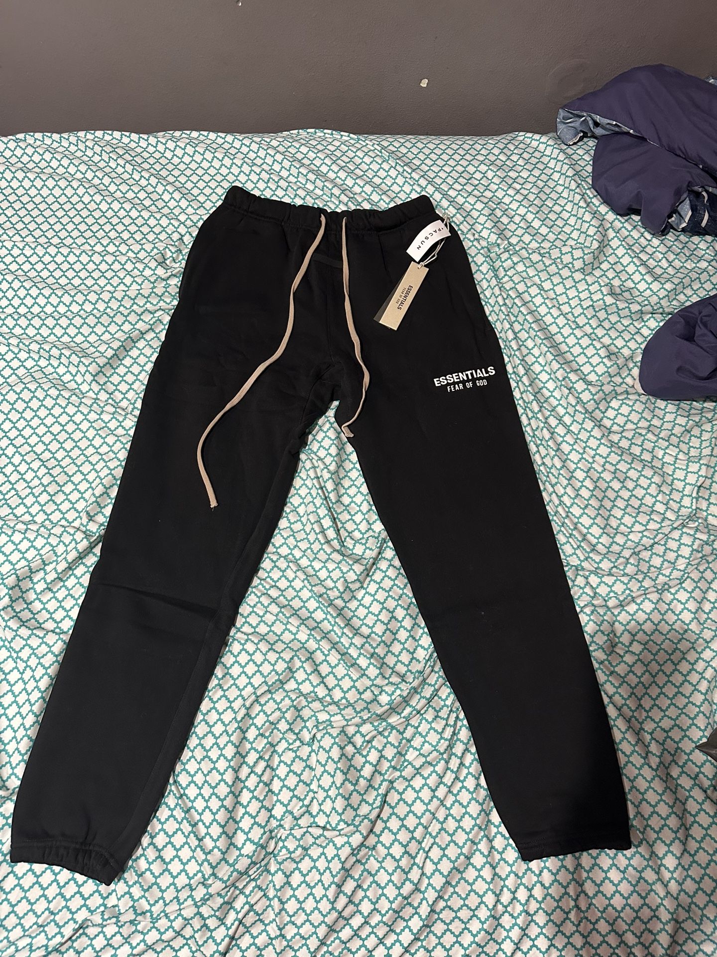 Fear Of God Essentials Fleece Essential Sweatpants Black