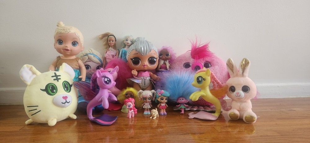 Toys, Dolls, Plush Toys, LoL Dolls, Ponies Etc.