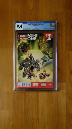 All-New, Marvel Now Point One #1, CGC 9.4, White Pages