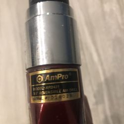 Ampro 3/8 Pheumatic Reversible Drill In Great Working Condition 