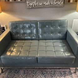 Blue Love Seat 