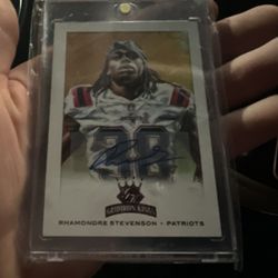 Remind Ray Stevenson rookie card auto