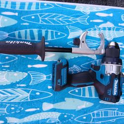 Roto Martillo Makita 18v Brushless Para Brocas De Media Solo 2