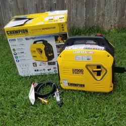Generator Champion Dualfuel 2500 WATH New $460 Firm Price/NUEVO Trabajando Bien $560 Firme Precio 