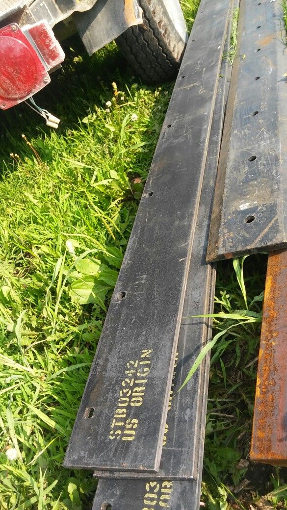Flat OEM Caterpillar Cutting Edge Blades 9'x6.5"x1/2"