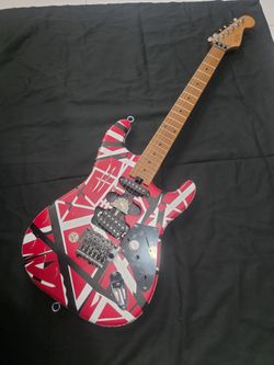 Guitar, Red EVH STRIPED FRANKENSTEIN FRNKY, NEW