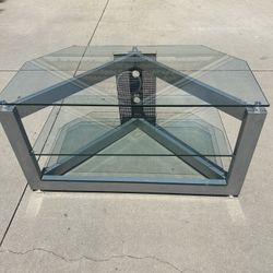 Glass Entertainment Console