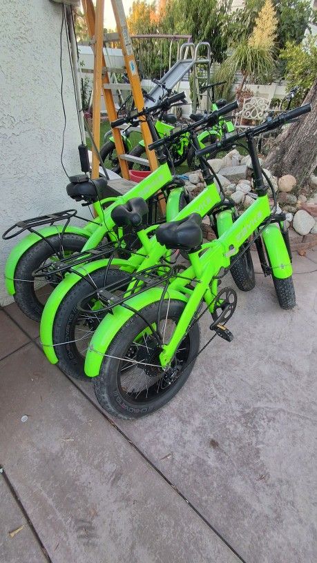 E Bikes (Read Caption)