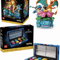 LEGO Pokémon 72153 Venusaur Charizard Blastoise + Kanto Region Badge Collection!