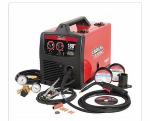 Lincoln Electric Weld-Pak 180 Amp MIG Flux-Core Wire Feed Welder, 230V, Aluminum Welder with Spool Gun sold separately