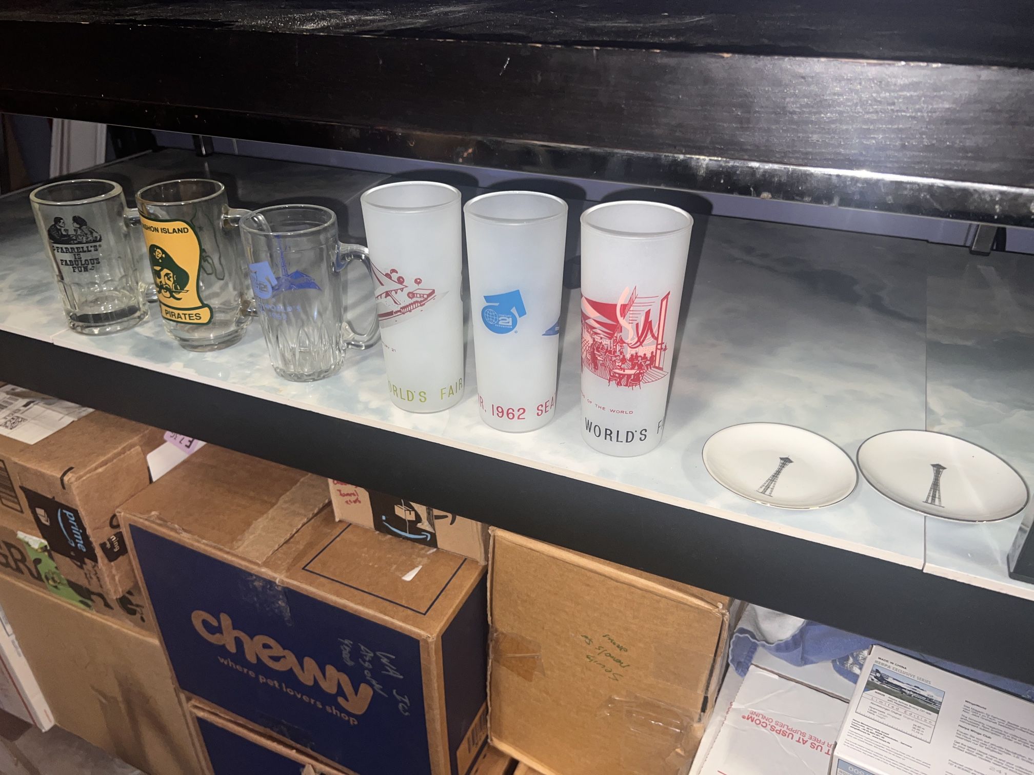 Bundle Of Antique Seattle Glassware  Seattle 