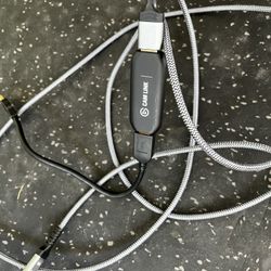 Elgato Cam Link 4K video capture card + 4K HDMI cable for sale.