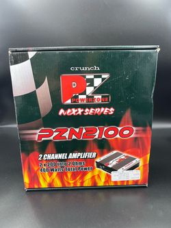 NEW SEALED Crunch PZN2100 400W 2-Channel Car Amplifier PowerZone NOXX