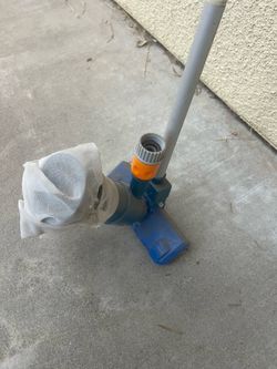 Pool Vacuum Head with Pole and Filter Bag