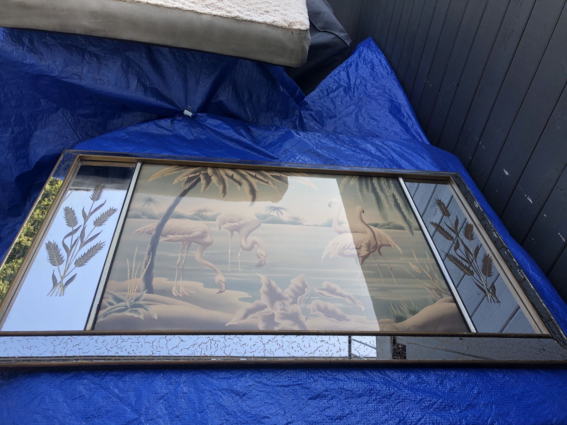 Vintage/Antique Mirror Art Piece