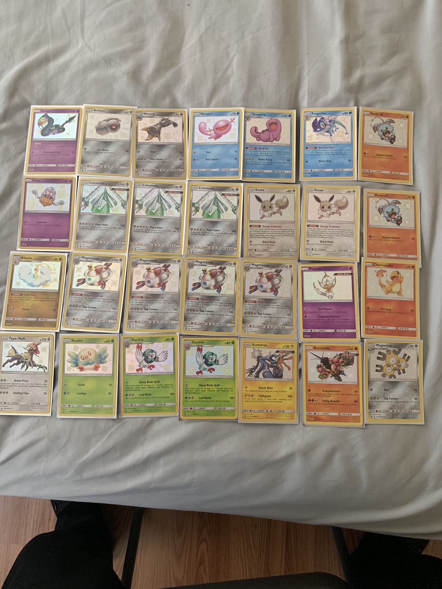 Pokemon Shiny and Gxs Cards