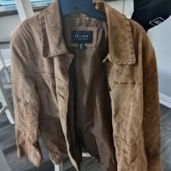 Beautiful Leather Suede Indian Style Jacket