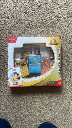 Pokémon TCG 30th celebration poster collection box