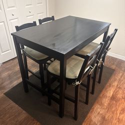 Dining Set With Chairs - Cushions Included