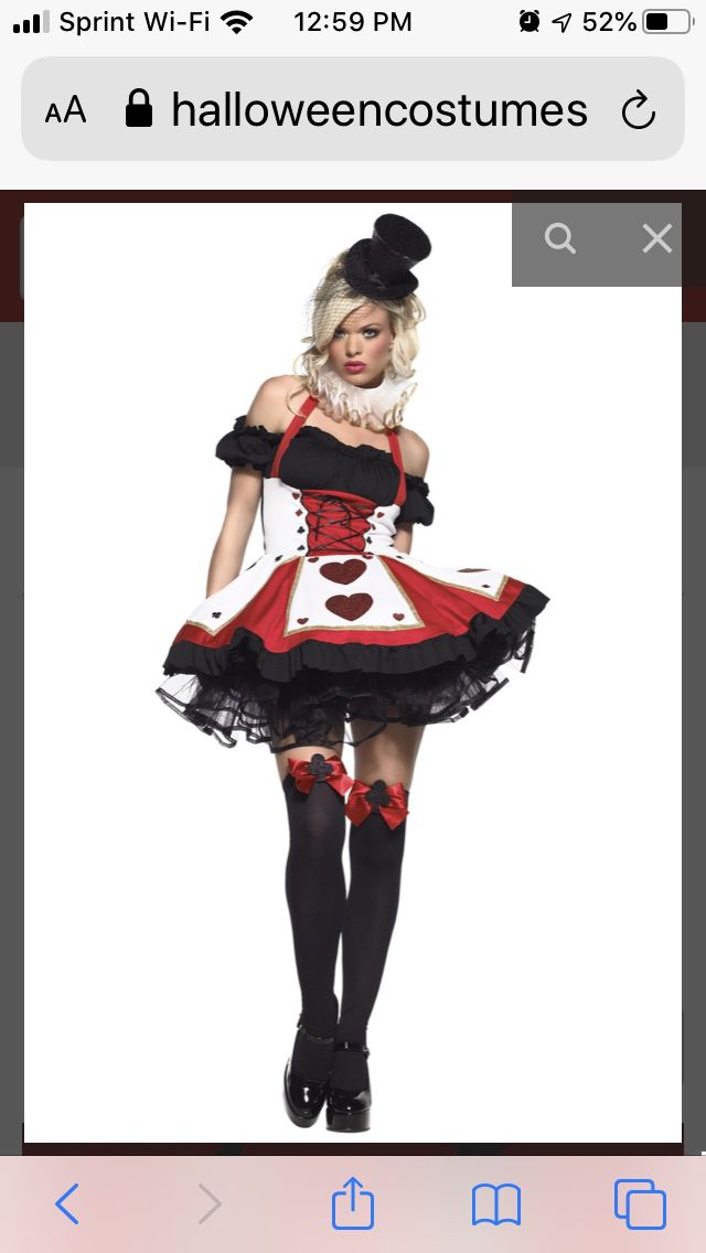Sexy Queen of Hearts Halloween costume