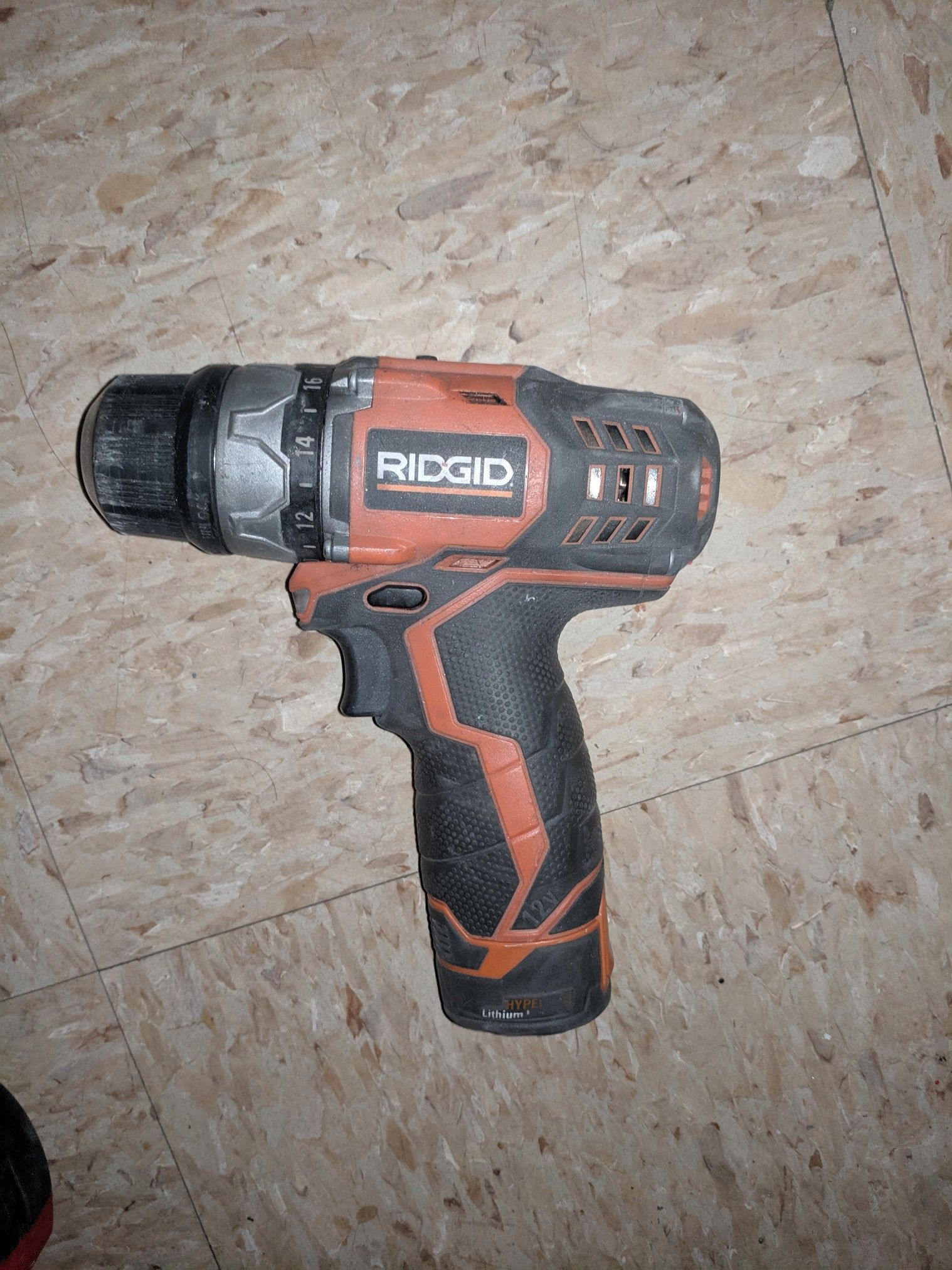 Ridgid 12v Drill W/Battery