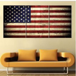 American Flag Canvas 