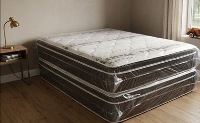 $190 Queen pillow top mattress only brand new free delivery same-day