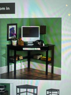 Corner Computer Desk Black