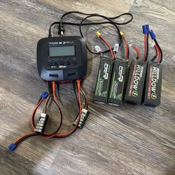 LiPo Batteries + Charger Bundle