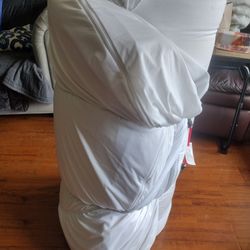 College Premium Foam Mattress Topper w Removable Cover