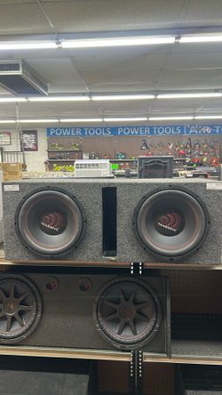 Massive 2/12s  car speakers