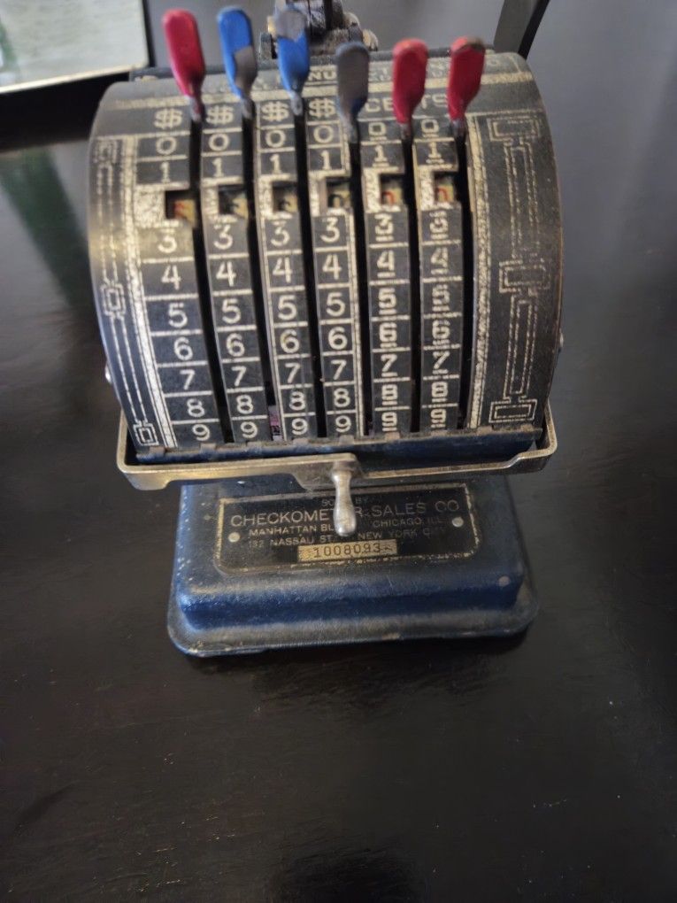 Vintage Lighting Check Writer