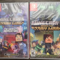 Minecraft Story Mode Complete Adventure  and Season 2 for Nintendo Switch Sealed